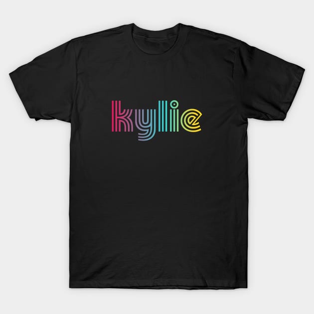 KYLIE Rainbow T-Shirt by LittleBoxOfLyrics